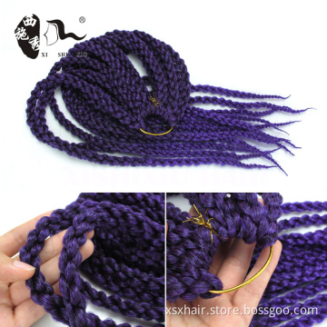 3D Cubic Twist Crochet Braids synthetic ombre marley Braid Hair Extensions